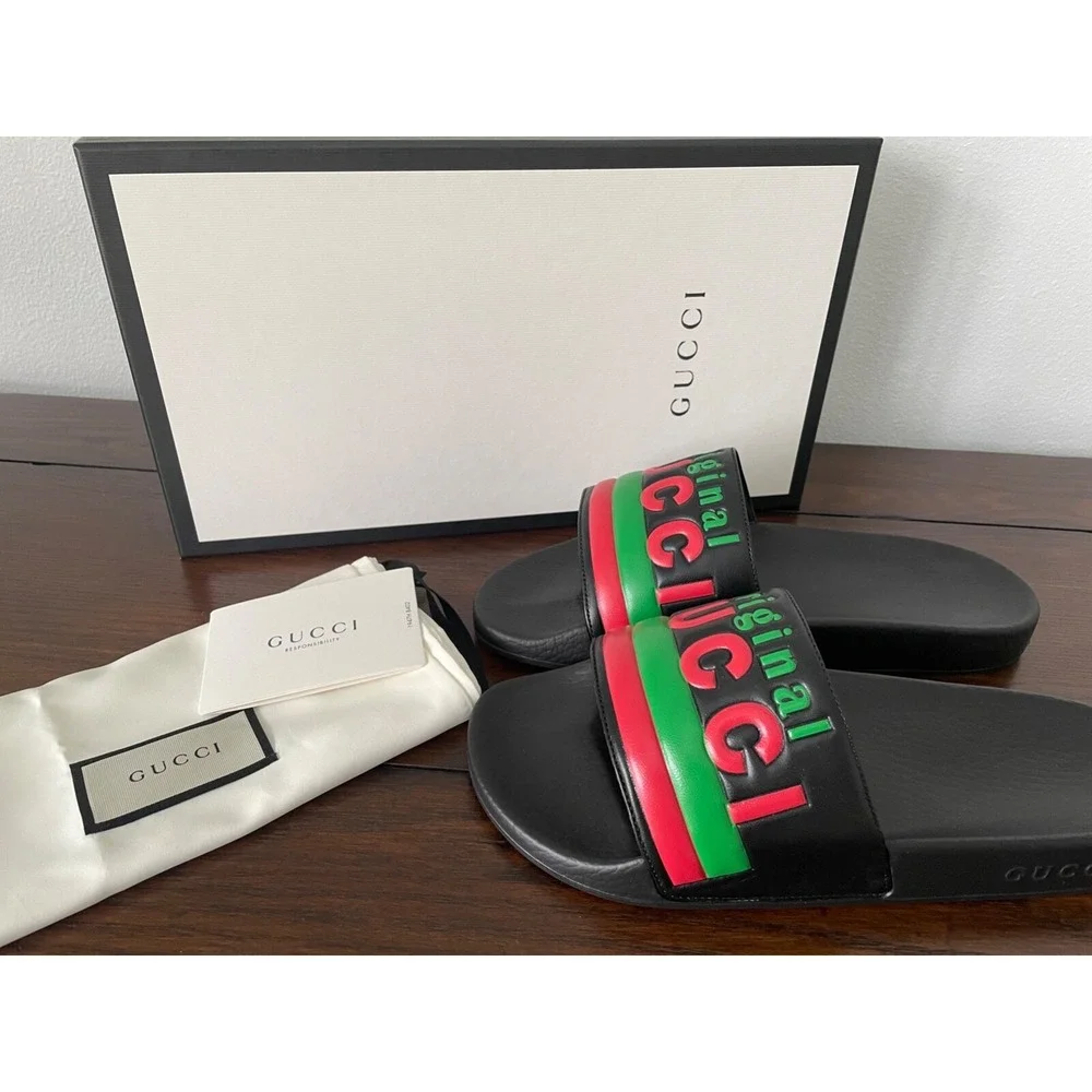Gucci Mens 632183 Black Rubber 
